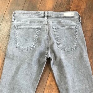 AG Adriano Goldschmeid Stevie Ankle Gray Size 27R